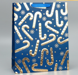 Изображение Пакет подарочный «Новогоднее настроение» 32 × 26 × 10 см